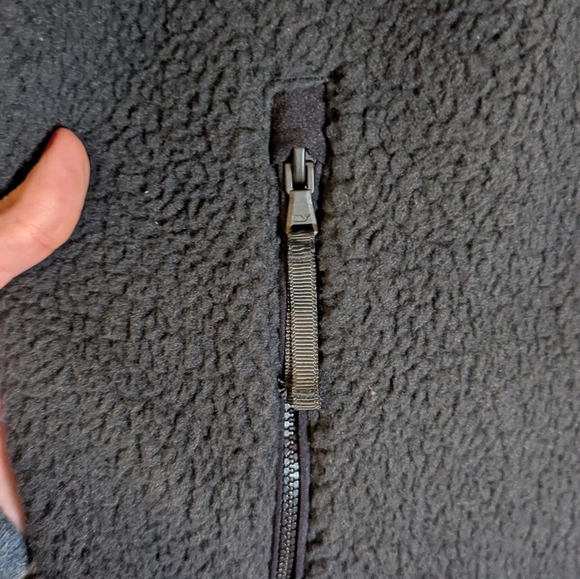 Vineyard Vines Black Women's 1/2 Zip Sherpa Fleece Size Small - Picture 4 of 10